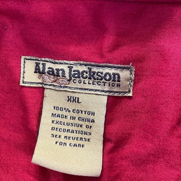 Alan Jackson Western Snap front Dress Shirt size XXL (DI) - Picture 6 of 12